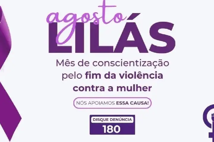 Campanha Agosto Lilás 2025 mobiliza Palotina no combate à violência contra a mulher