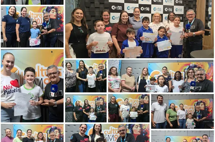 Concurso “A Melhor Mãe do Mundo”: alunos classificados gravam na Cultura FM