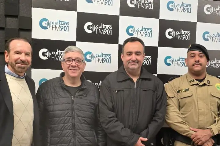 Entrevista com o novo comandante da 2º Cia da Polícia Militar de Palotina e o presidente do Conselho de Segurança