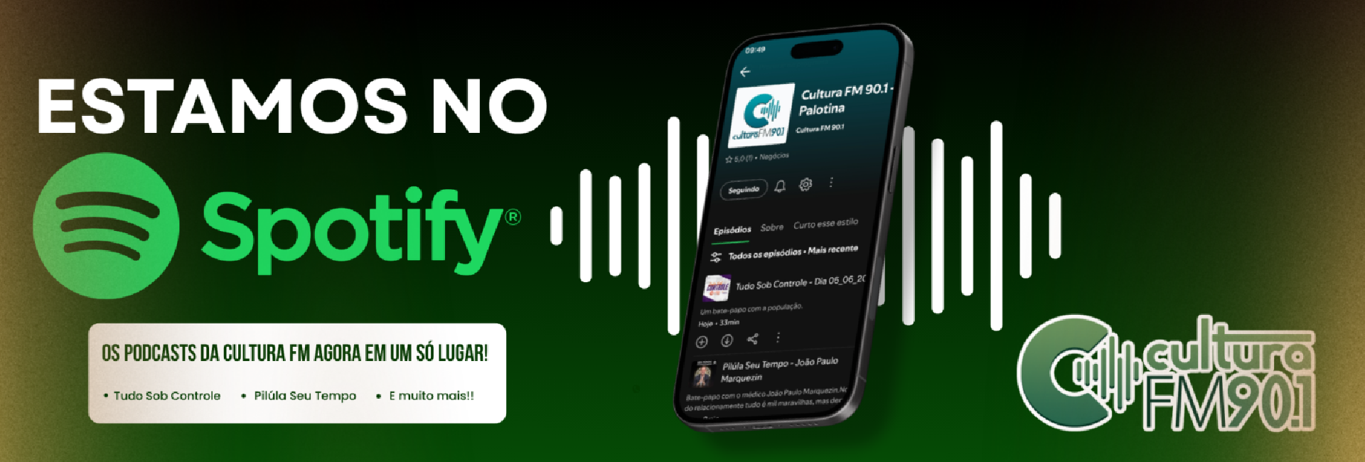 ESTAMOS NO SPOTIFY