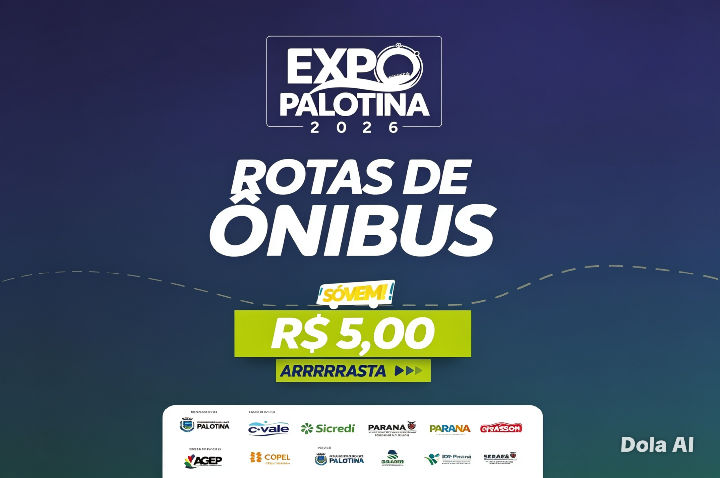 Expo Palotina 2026 terá transporte público especial com quatro rotas durante os dias de festa