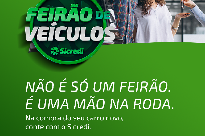 Feirão de Veículos Sicredi em Campo Mourão (PR) oferece condições e prazos especiais