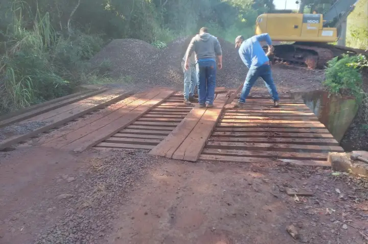 Infraestrutura rural ganha reforço com melhorias em pontes do interior de Palotina