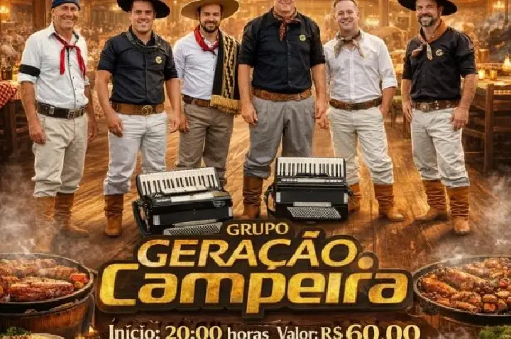 Jantar com Fandango acontece no próximo sábado no Centro Cultural Italiano