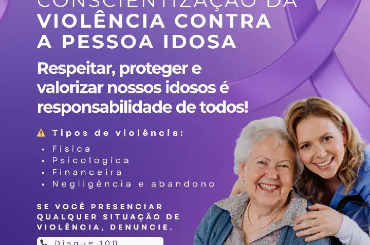 Junho Violeta reforça conscientização e combate à violência contra a pessoa idosa em Palotina