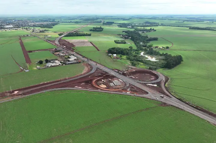Obras de contorno viário de Palotina avançam a 81%