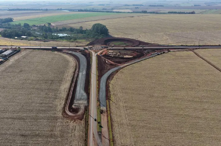 Obras do contorno viário de Palotina chegam a 72%