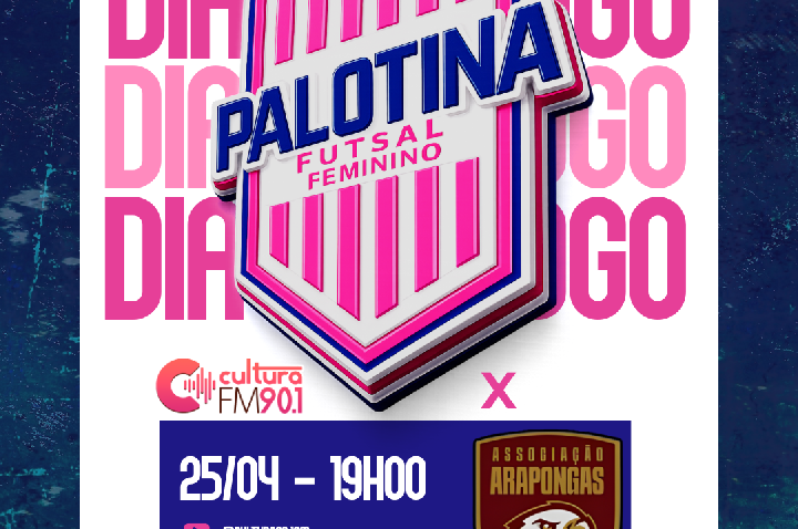 Palotina Futsal Feminino enfrenta a equipe de Arapongas pela 3º rodada da Série Prata de Futsal Feminino