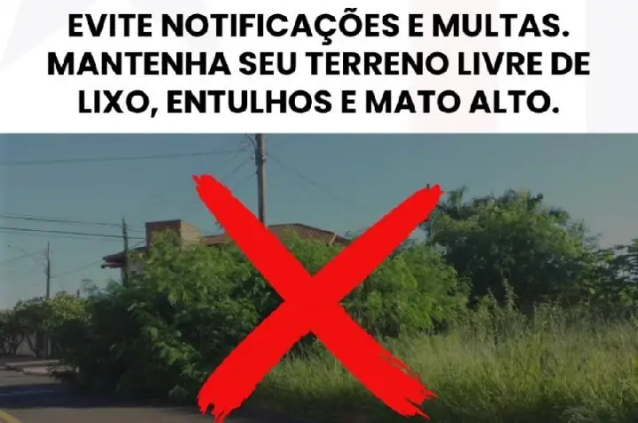 Prefeitura de Palotina notifica proprietários para limpeza e manutenção de imóveis urbanos em 2026