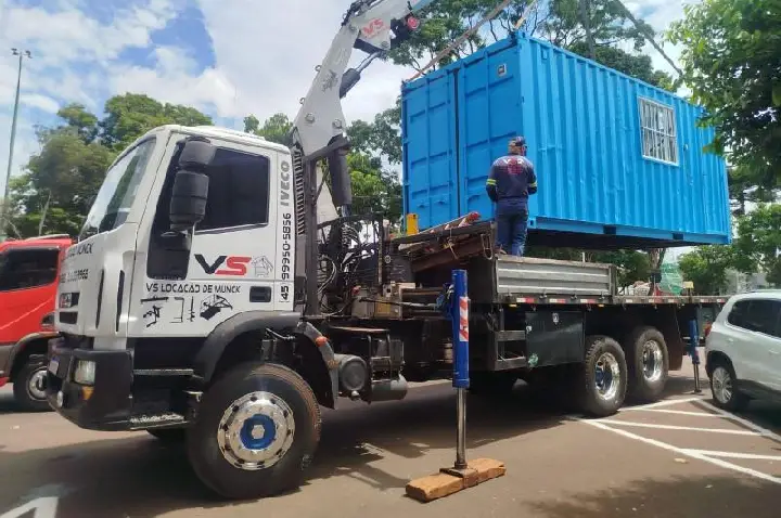 Prefeitura instala contêineres para ampliar e otimizar espaços administrativos