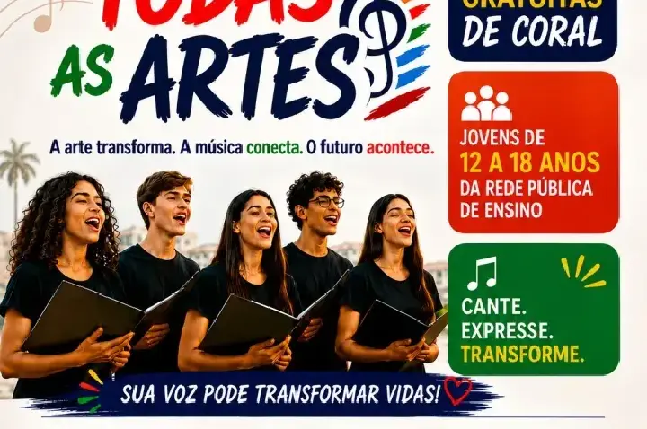 Projeto “Todas as Artes” oferece aulas gratuitas de coral para jovens de Palotina