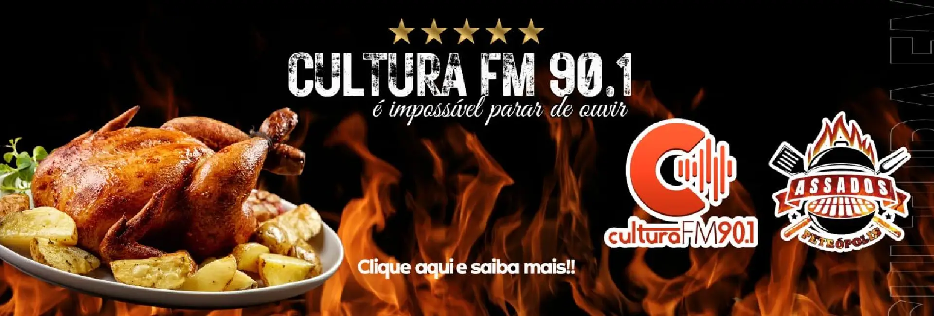 Promoção CULTURA FM É IMPOSSÍVEL PARA DE OUVIR