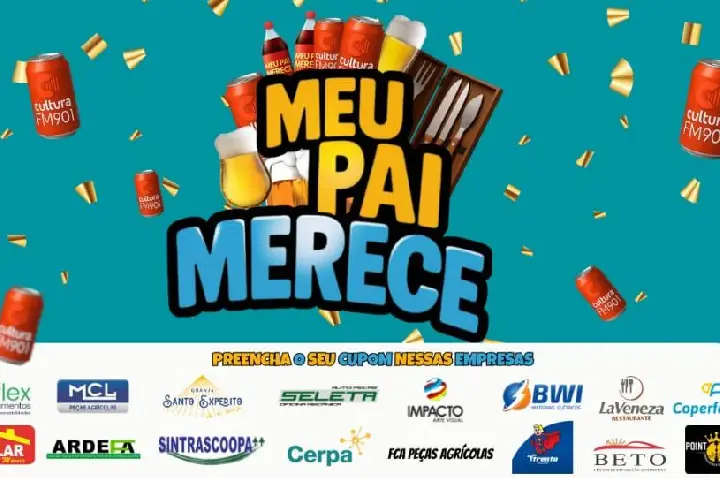 PROMOÇÃO MEU PAI MERECE