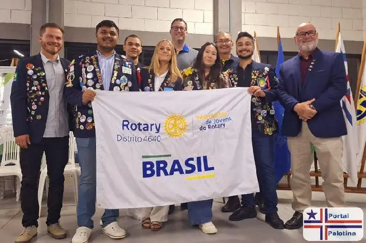 Rotary Club Palotina Pioneiro promove recepção à intercambista dinamarquesa