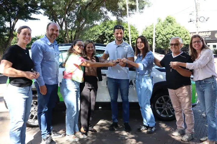 Saúde de Palotina recebe dois novos veículos para reforçar atendimentos