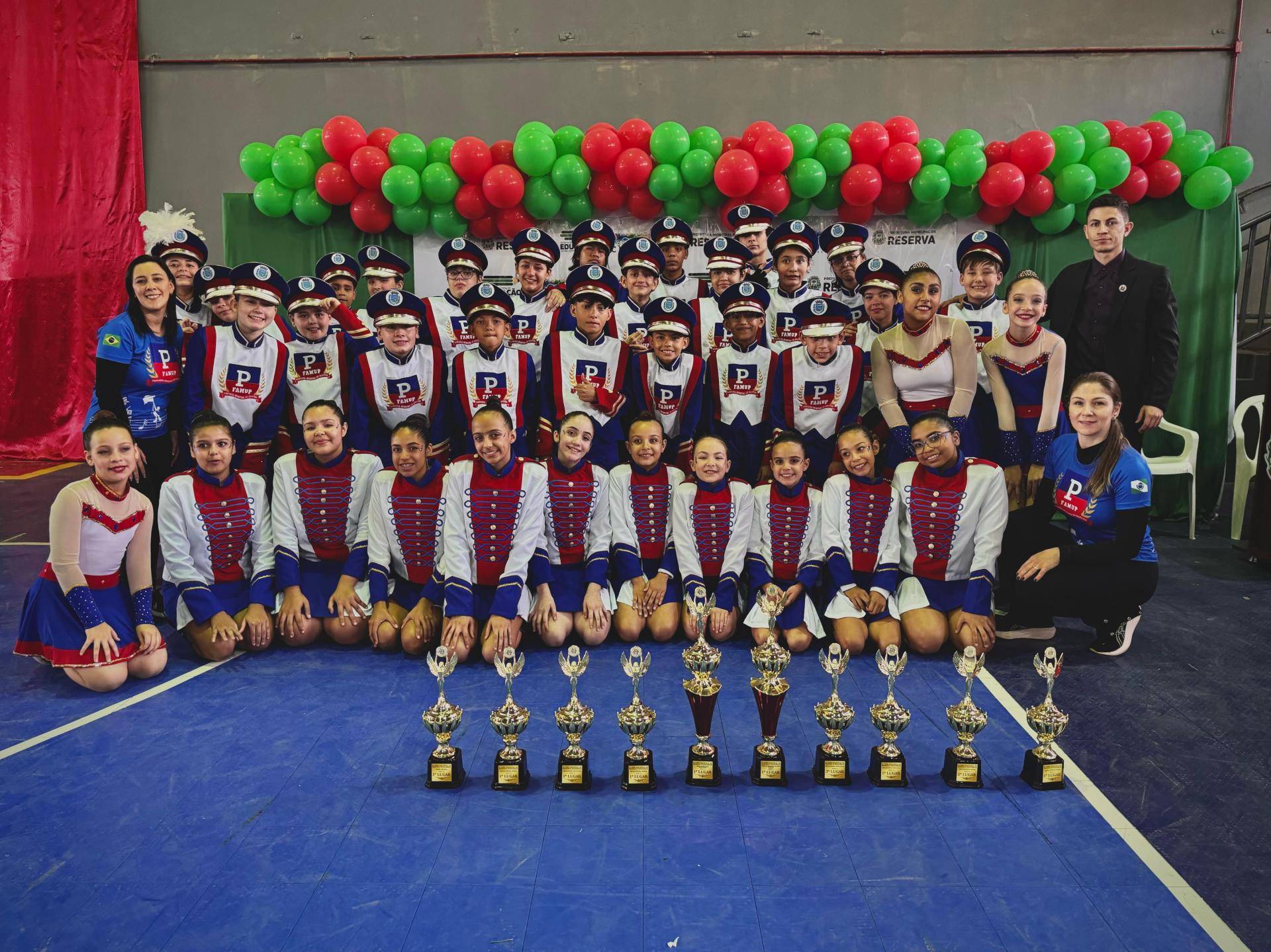 FAMUP é CAMPEÃ GERAL da IV Copa Nacional de Bandas e Fanfarras em Reserva