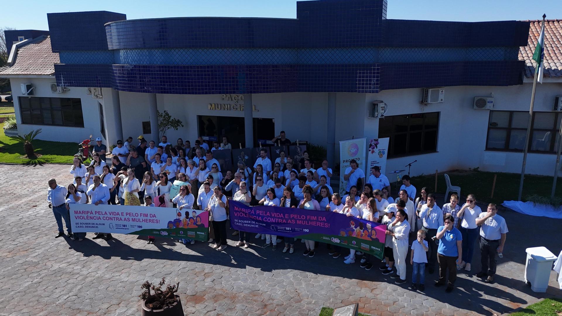Maripá realiza a 3ª Caminhada do Meio-Dia pelo fim da violência contra as mulheres
