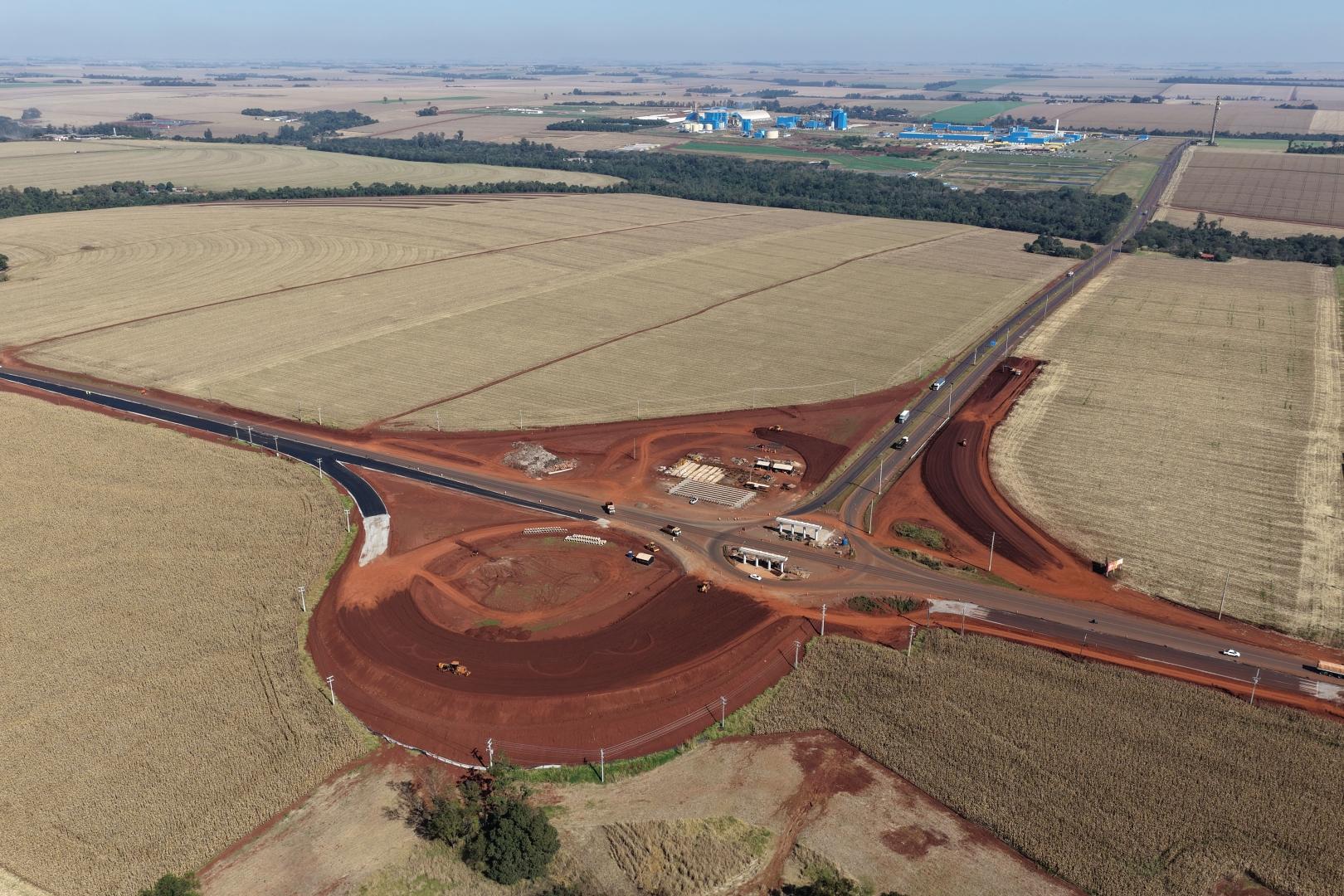 Obras de contorno viário modificam trânsito em Palotina