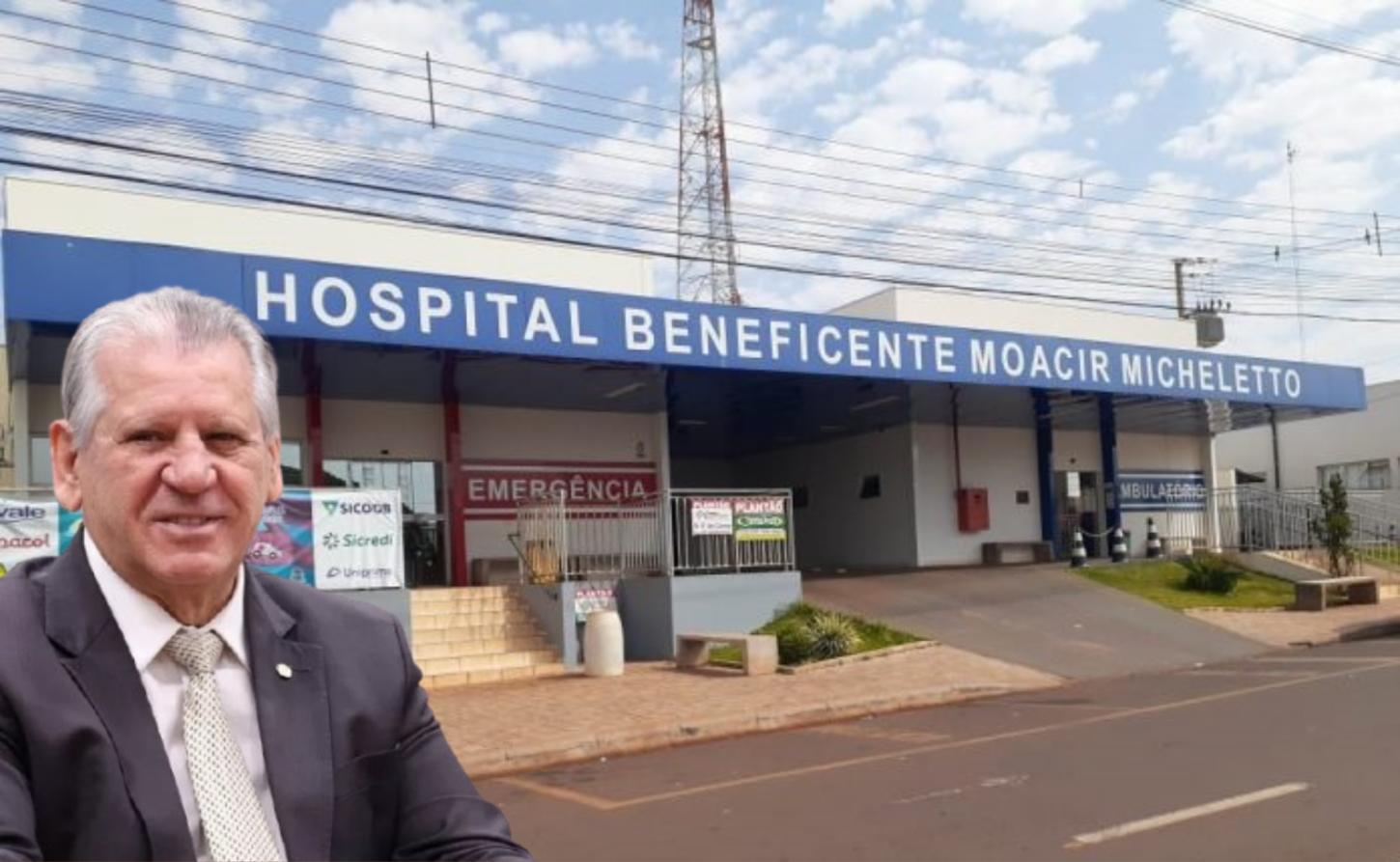 Sperafico anuncia R$ 1 milhão para Hospital de Assis Chateaubriand