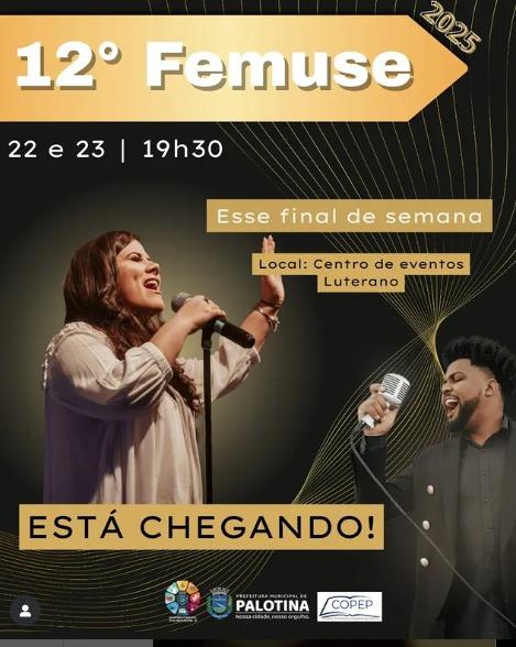 12º Femuse celebra a música gospel em Palotina com 30 intérpretes