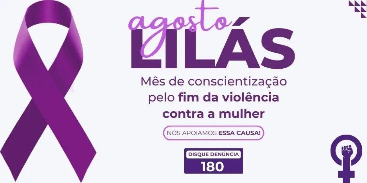 Campanha Agosto Lilás 2025 mobiliza Palotina no combate à violência contra a mulher