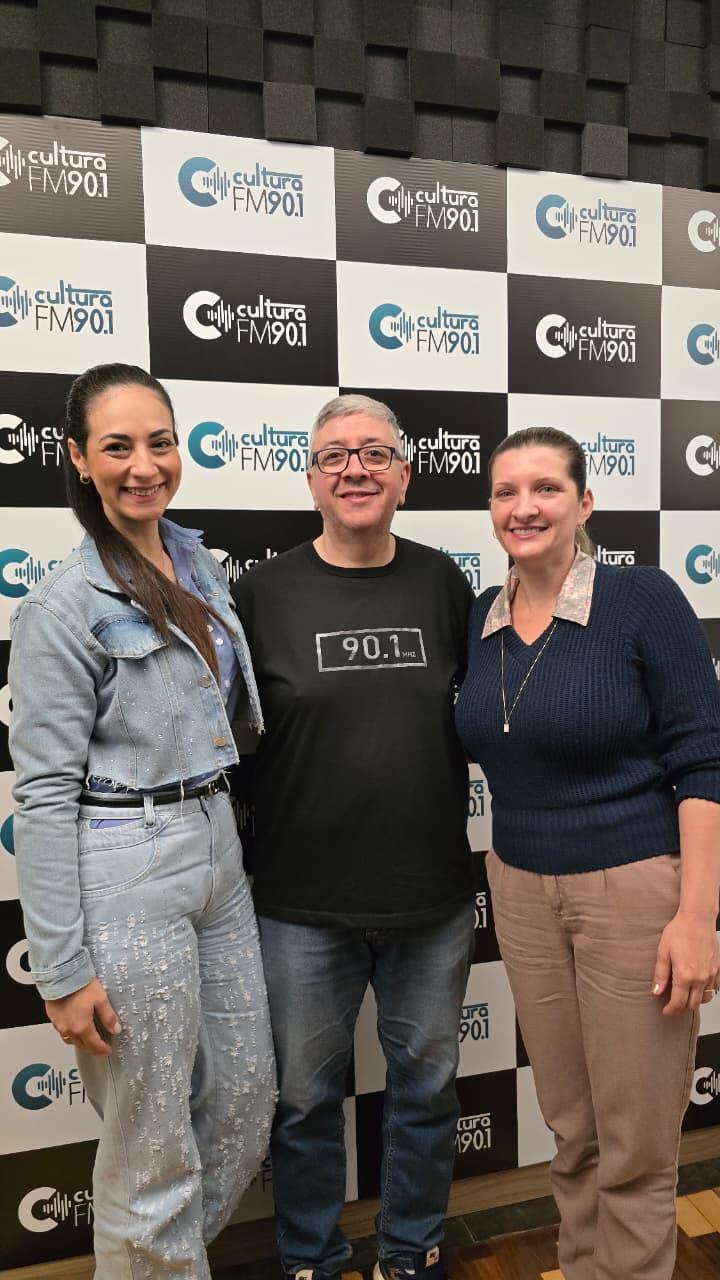 Entrevista com a secretária de saúde, Carina Dotto e a coordenadora de monitoramento, Josiane Stefanello