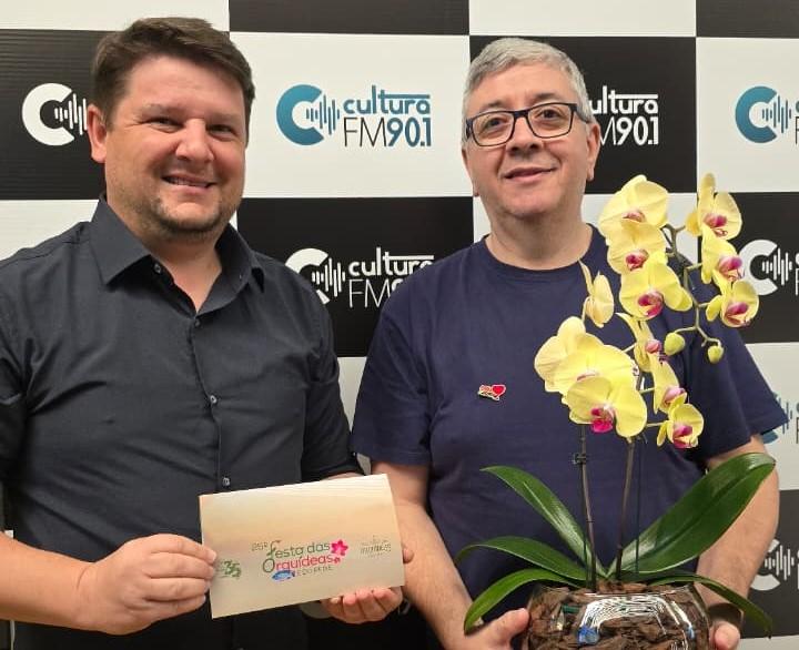 Entrevista com o presidente da comissão organizadora da Festa das Orquídeas de Maripá, Eder Anschau