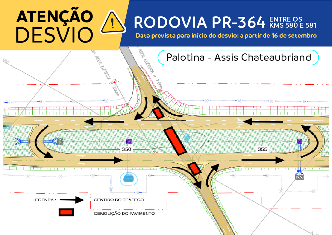 Contorno viário muda trânsito entre Palotina e Assis Chateaubriand
