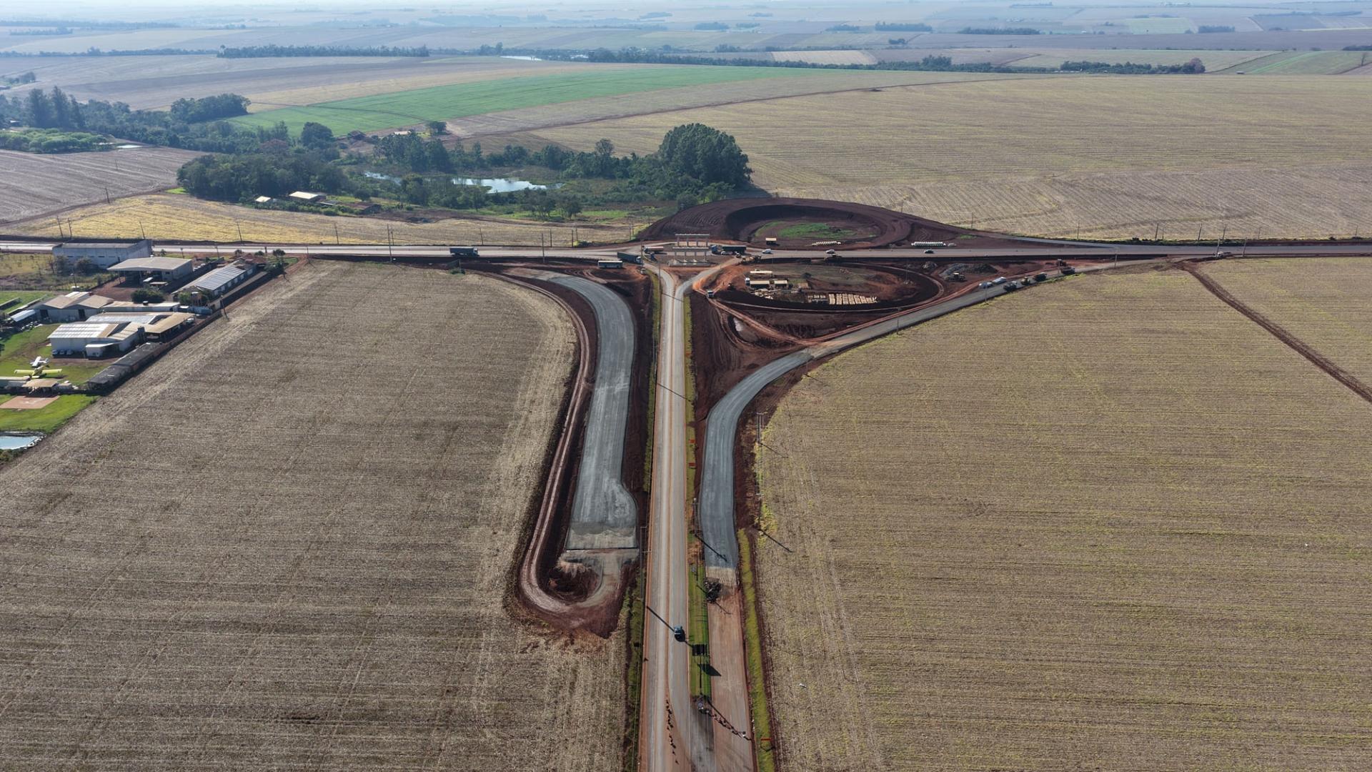 Obras do contorno viário de Palotina chegam a 72%