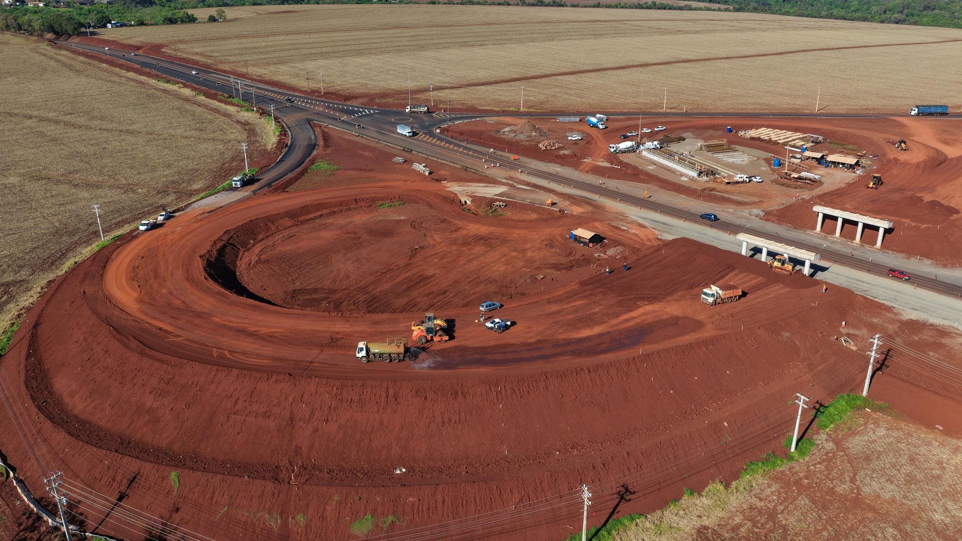 Contorno viário de Palotina entra na reta final com execução em 75%