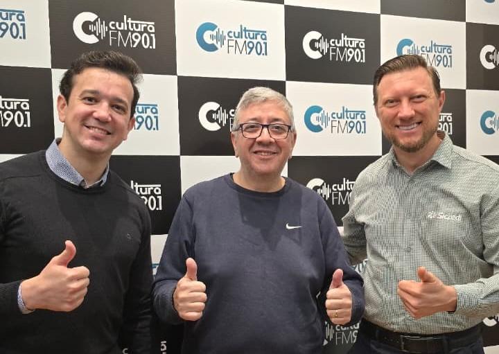 Entrevista com os gerentes das agências Sicredi, Willian Ferreira e Afonso Sehnem