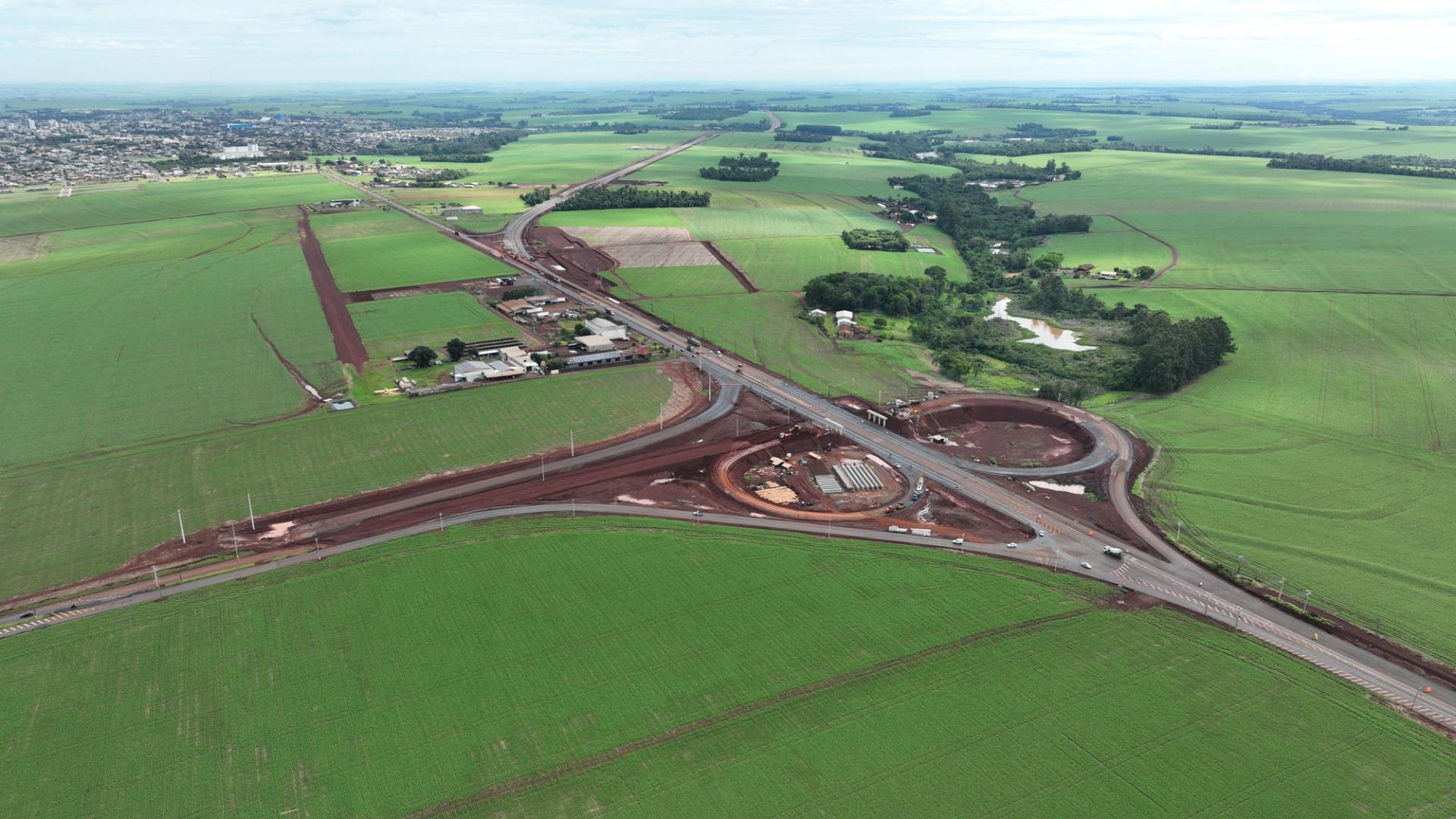 Obras de contorno viário de Palotina avançam a 81%