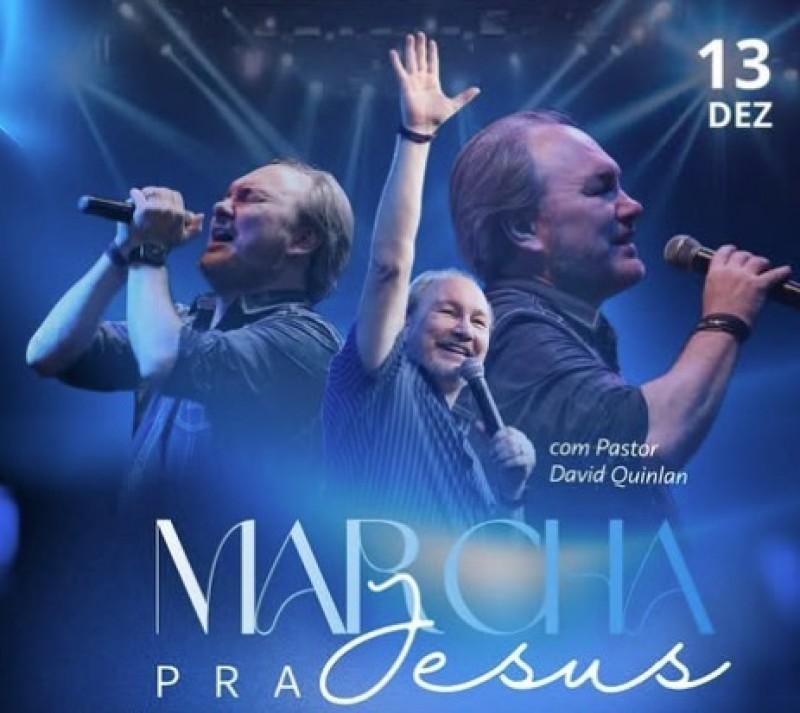 Palotina vai realizar Marcha para Jesus com participação do pastor e cantor David Quinlan