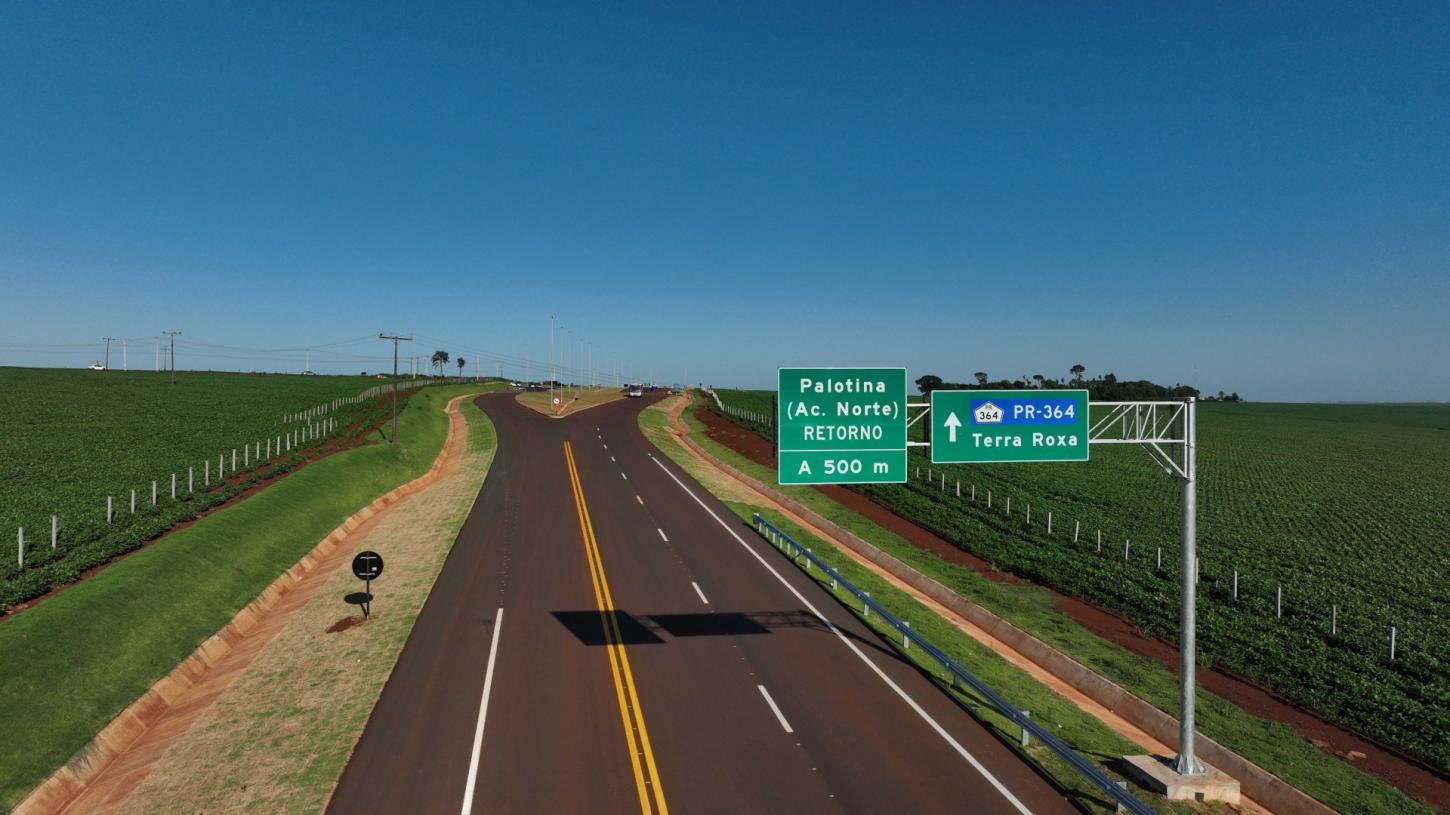 Trecho de rodovia será liberado ao tráfego no oeste do Paraná