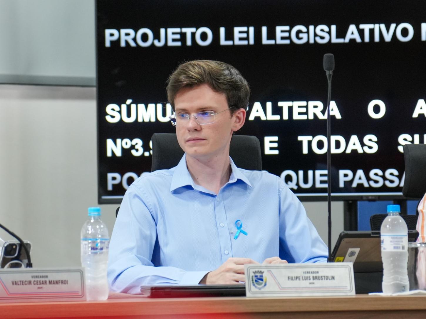 Vereador Filipe Brustolin propõe Programa de Combate ao Bullying nas escolas de Palotina