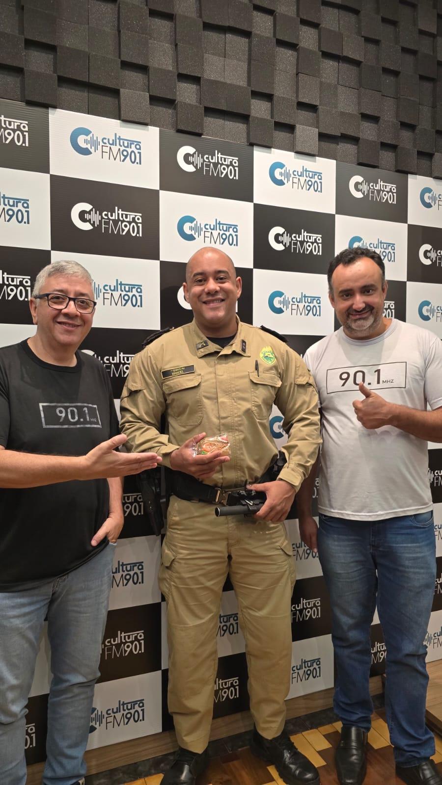 Entrevista com o tenente da polícia militar