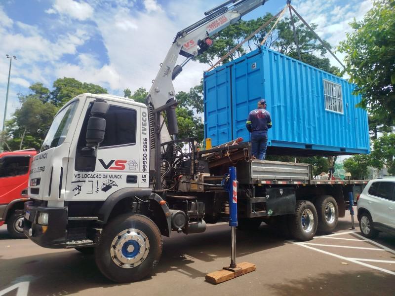 Prefeitura instala contêineres para ampliar e otimizar espaços administrativos