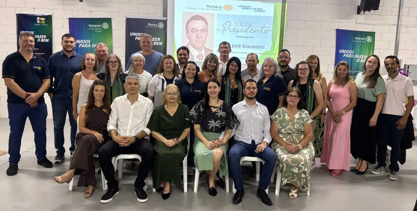 Rotary Club de Palotina realiza homenagem póstuma com projeto ‘Valeu Presidente’ para Neri José Giacomini