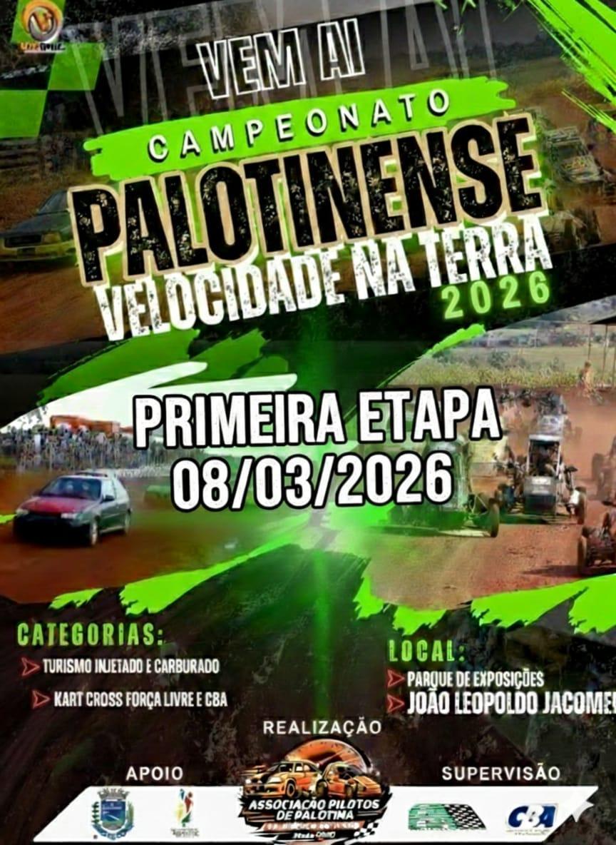 Campeonato Palotinense de Velocidade na Terra 2026 - Pilotos participantes do evento com os números