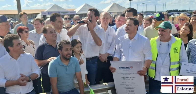 Contorno Viário de Palotina é inaugurado com presença do governador Ratinho Jr.