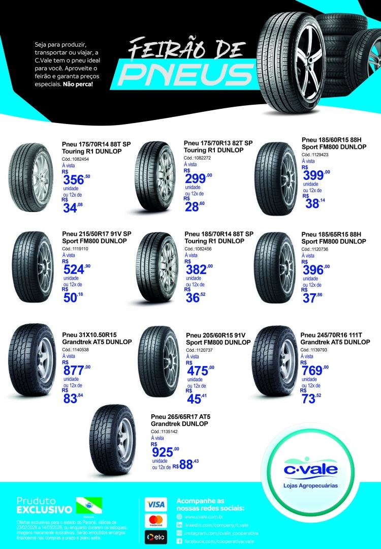Feirão de Pneus C.Vale