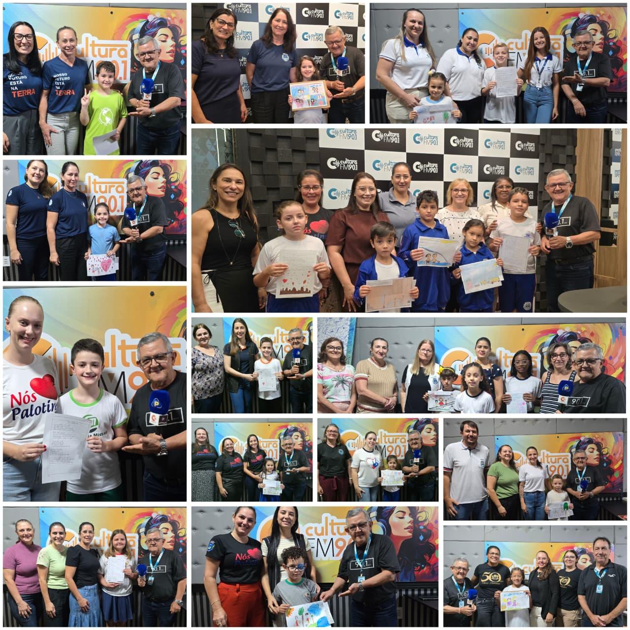Concurso “A Melhor Mãe do Mundo”: alunos classificados gravam na Cultura FM