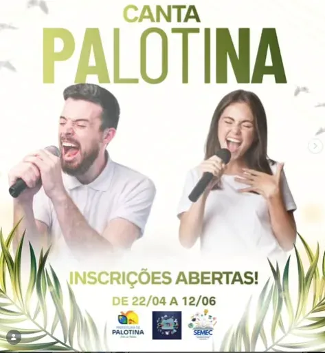 Inscrições abertas para festival de música Canta Palotina