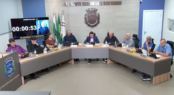 Câmara de Vereadores de Palotina realiza sessão extraordinária nesta terça-feira