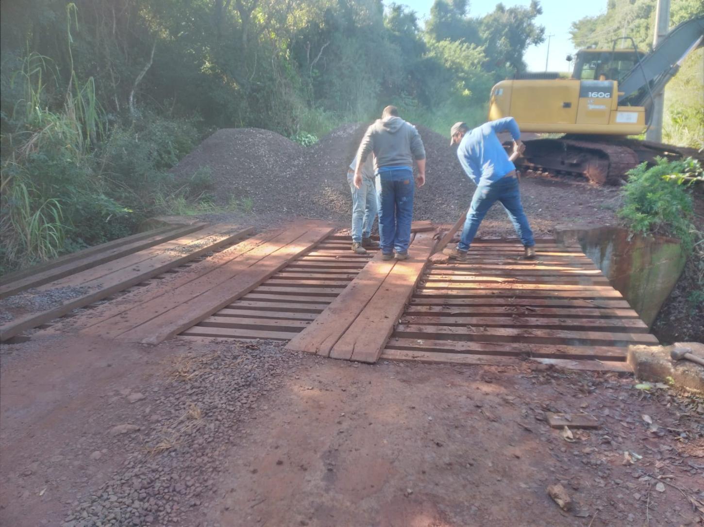 Infraestrutura rural ganha reforço com melhorias em pontes do interior de Palotina